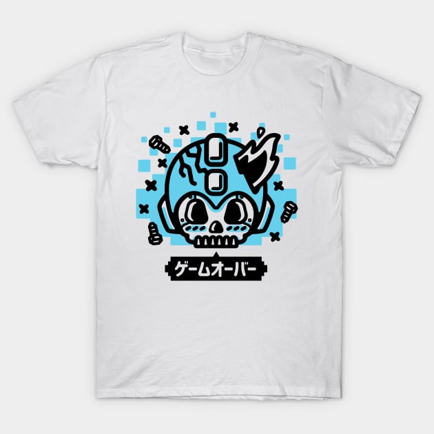 Game Over Rokkuman v2 T-Shirt by demonigote
